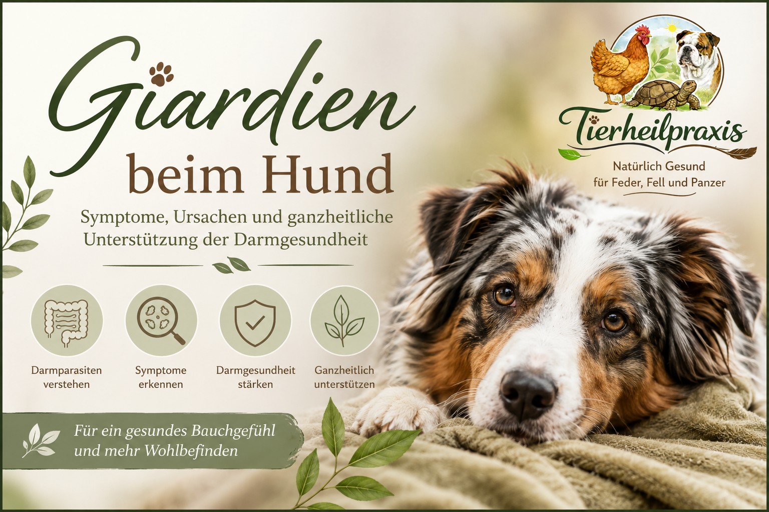 Giardien beim Hund – Ursachen, Symptome und ganzheitliche Unterstützung