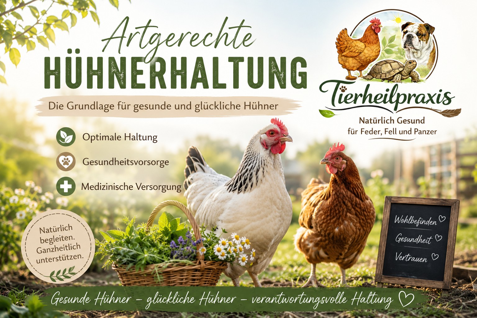 Artgerechte Hühnerhaltung – Die Grundlage für gesunde und glückliche Hühner