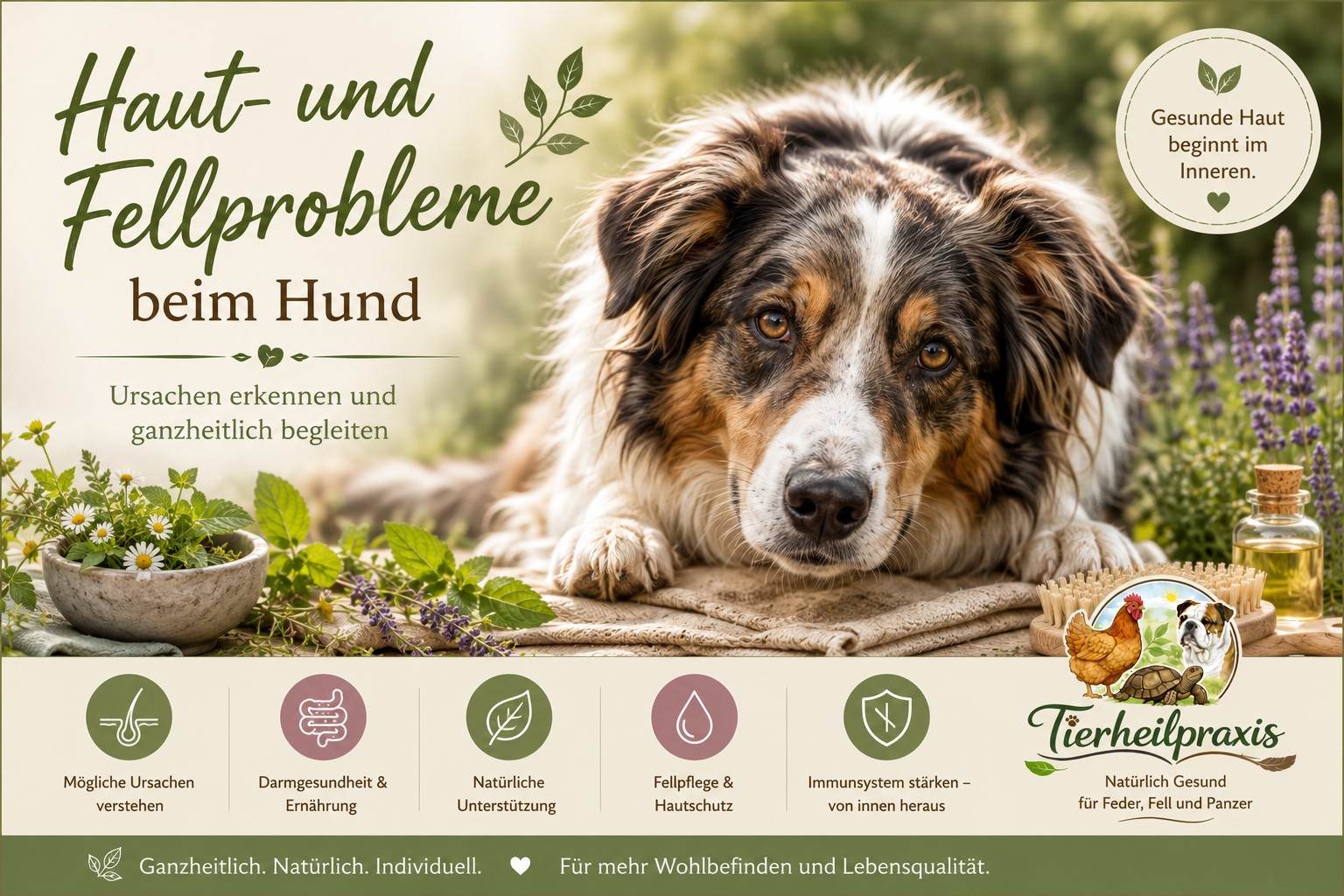 Haut- und Fellprobleme beim Hund – Was steckt dahinter?